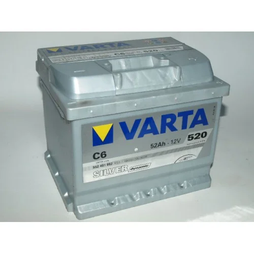 Автомобильный аккумулятор VARTA Silver Dynamic 52 A/ч ОБР 552401