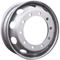 Accuride RZB36374OE 8.25x22.5 10*335 ET152.5 DIA281 Silver Штампованный