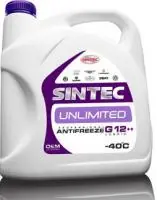 Антифриз SINTEC UNLIMITED (сиреневый) G 12 + + "4", 5 кг