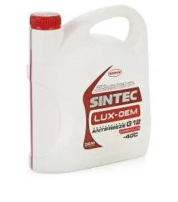 Антифриз SINTEC LUX (красный)  G12, 5 кг