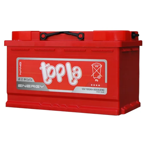 Автомобильный аккумулятор TOPLA Energy 100Ah R+ короткая 108000 (E100V)