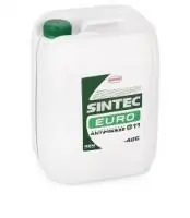 Антифриз SINTEC EURO (зеленый)  G11, 10 кг