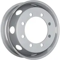 Asterro 1744A 6.75x17.5 8*275 ET130 DIA221 Silver Штампованный