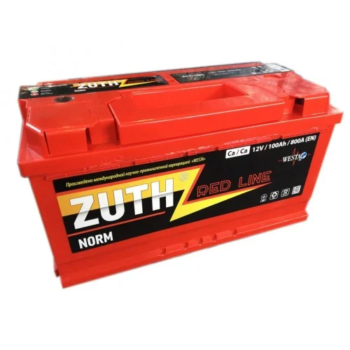 Автомобильный аккумулятор ZUTH Red Line 6СТ-100 (обр)