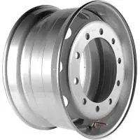 Asterro 2239D 11.75x22.5 10*335 ET135 DIA281 Silver Штампованный