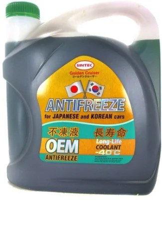 Антифриз SINTEC OEM for Japanese and Korean cars Green, 5 кг