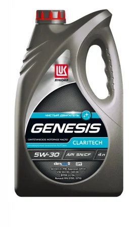 Моторное масло ЛУКОЙЛ GENESIS CLARITECH 5W-30, 4 л