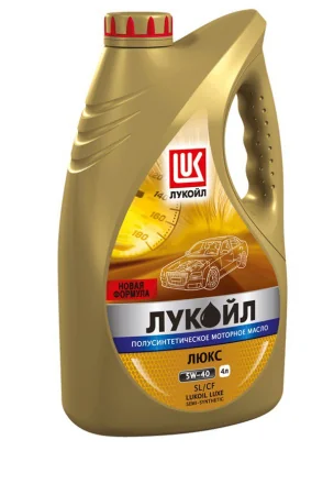 Моторное масло ЛУКОЙЛ ЛЮКС полусинтетическое 5W-30 SL/CF, 4 л