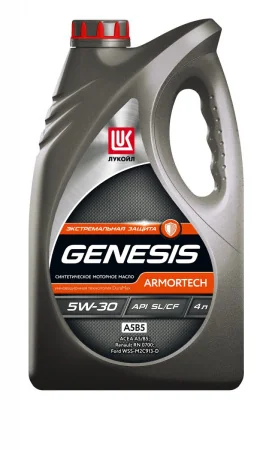 Моторное масло ЛУКОЙЛ GENESIS ARMORTECH 5W-30, 4 л